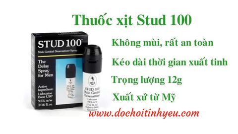 Stud 100 thuốc xịt kéo dài thời gian quan hệ