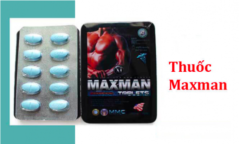 Thuốc chống xuât tinh sớm dạng viên Maxman