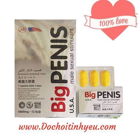 Thuốc uống chống xuất tinh sớm Big Penis