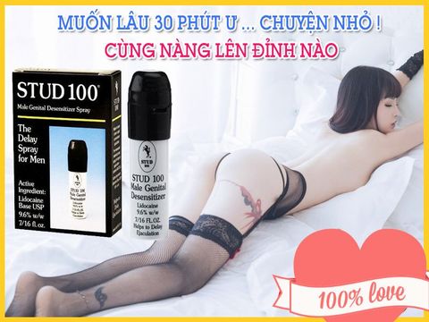 Stud 100 thuốc xịt kéo dài thời gian quan hệ