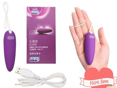 Trứng rung Durex S Viber size nhỏ sạc pin rung mạnh không tiếng ồn