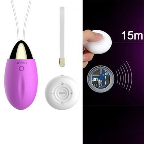 Trứng rung không dây kết nối bluetooth Leten rung mạnh 10 chế độ