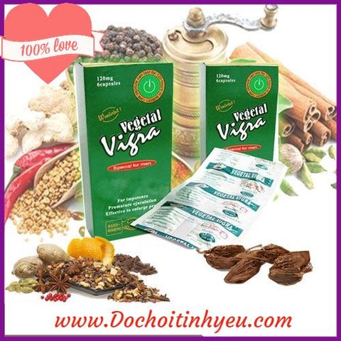 Thuốc uống chống xuất tinh sớm Viagra Vegetal thảo dược của Mỹ