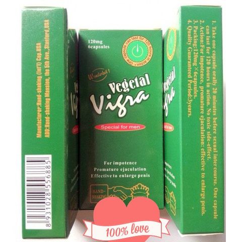 Thuốc uống chống xuất tinh sớm Viagra Vegetal thảo dược của Mỹ