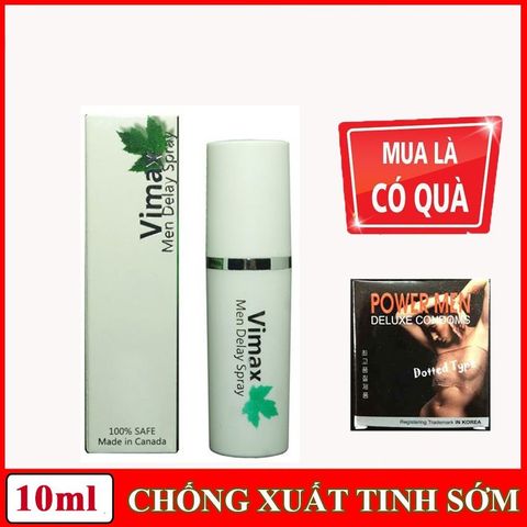 Thuốc xịt vimax kéo dài thời gian quan hệ tức thì