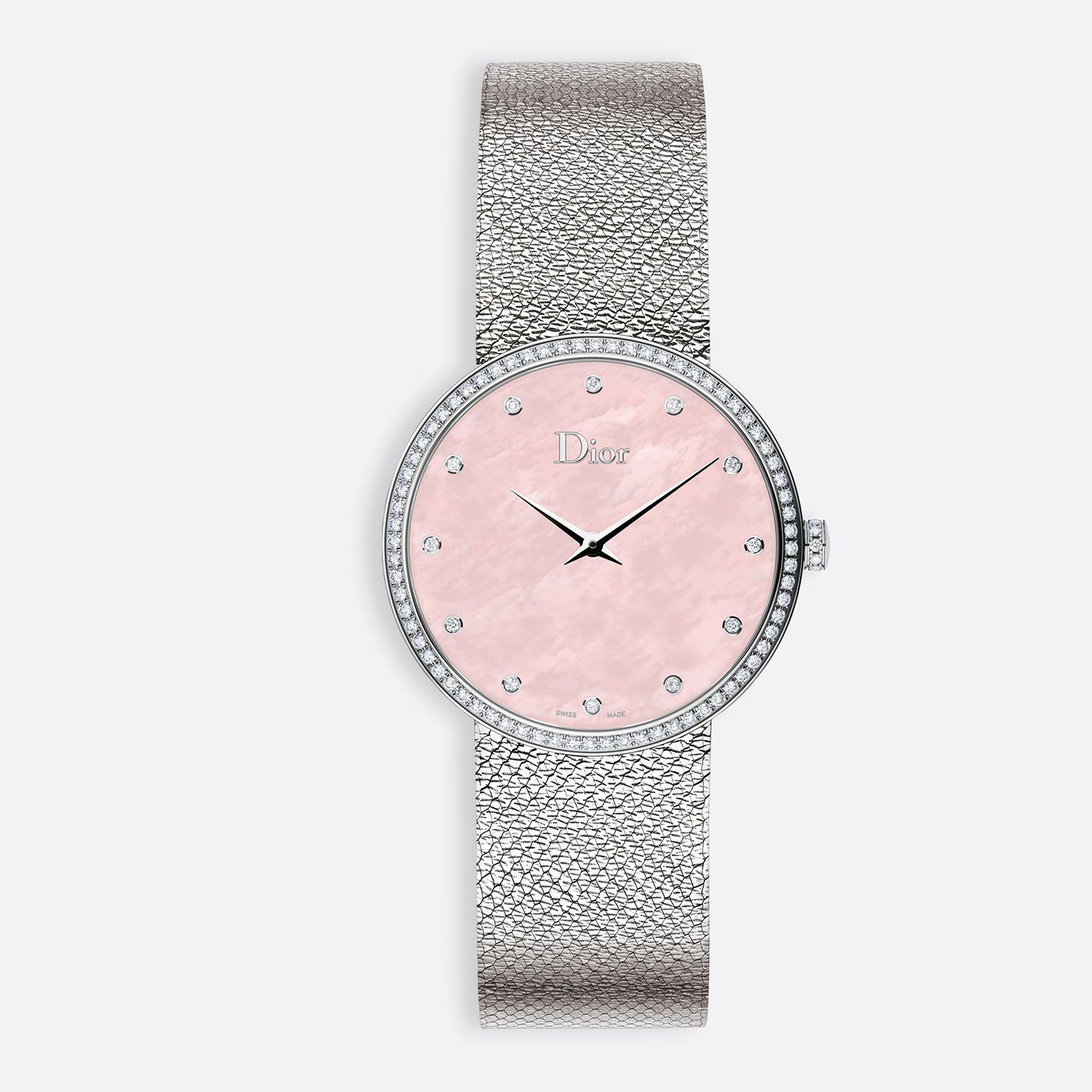 Đồng hồ nữ La D de Dior Satine Pink Dial Ø 36mm