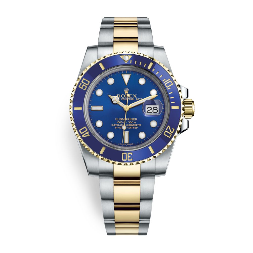 Rolex Submariner Date 40mm Stainless Steel and Gold Blue 116613LB-0005