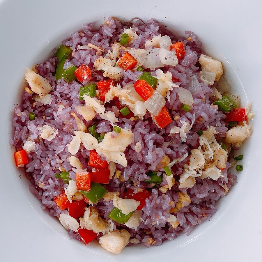 CƠM CHIÊN LÁ CẨM & THỊT CUA