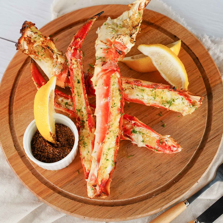 Cua KingCrab Đực Nướng Bơ Tỏi