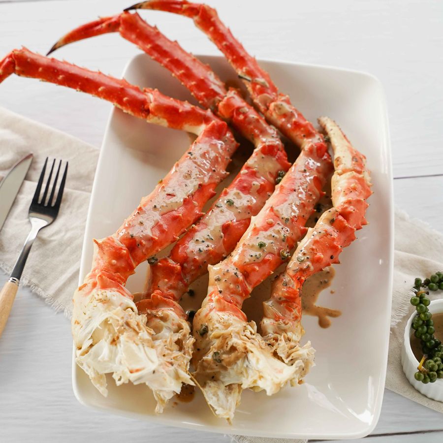 Cua KingCrab Đực Sốt Tiêu Chanh