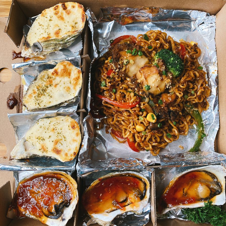 HỘP MIX HÀU SỮA PHÁP & MÌ BÀO NGƯ