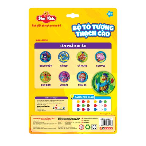  BỘ ĐỒ CHƠI TÔ TƯỢNG KHỦNG LONG (K-101/7) 