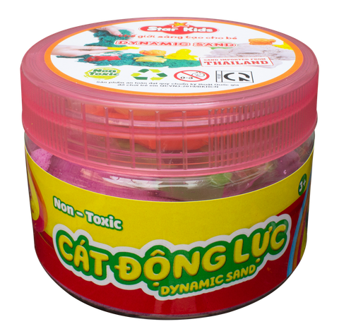  BỘ ĐỒ CHƠI CÁT ĐỘNG LỰC 250G VÀ KHUÔN MÀU HỒNG (K-315) 