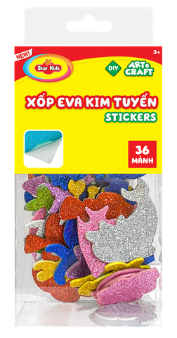  BỘ ĐỒ CHƠI HÌNH DÁN XỐP EVA KIM TUYẾN (K-941) 