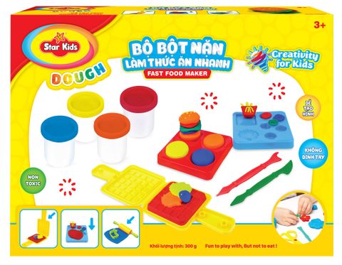  BỘ ĐỒ CHƠI BỘT NẶN LÀM THỨC ĂN NHANH (K001) 