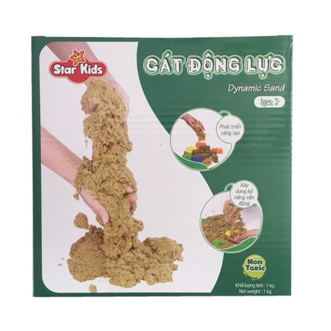  Cát Động Lực Màu Xanh Lá 1kg STAR KIDS (K304) 