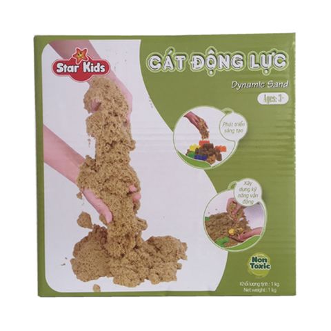  Cát Động Lực Màu Tự Nhiên 1kg STAR KIDS (K301) 