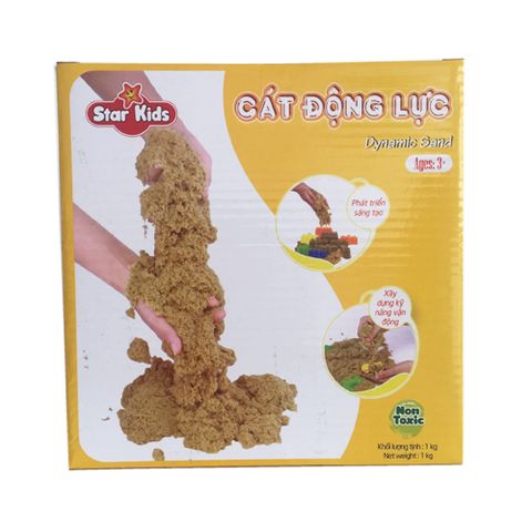  Cát Động Lực Màu Vàng 1kg STAR KIDS (K303) 