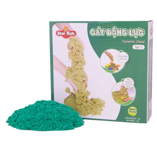 Cát Động Lực Màu Xanh Lá 1kg STAR KIDS (K304)