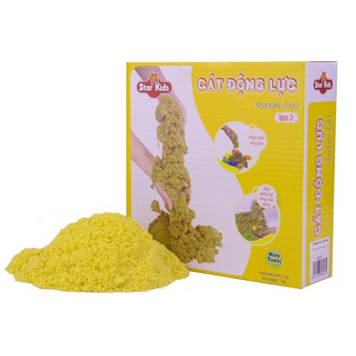 Cát Động Lực Màu Vàng 1kg STAR KIDS (K303)