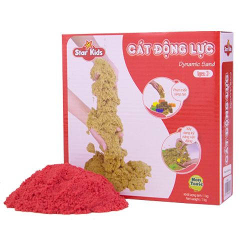 Cát Động Lực Màu Đỏ 1kg STAR KIDS (K302)