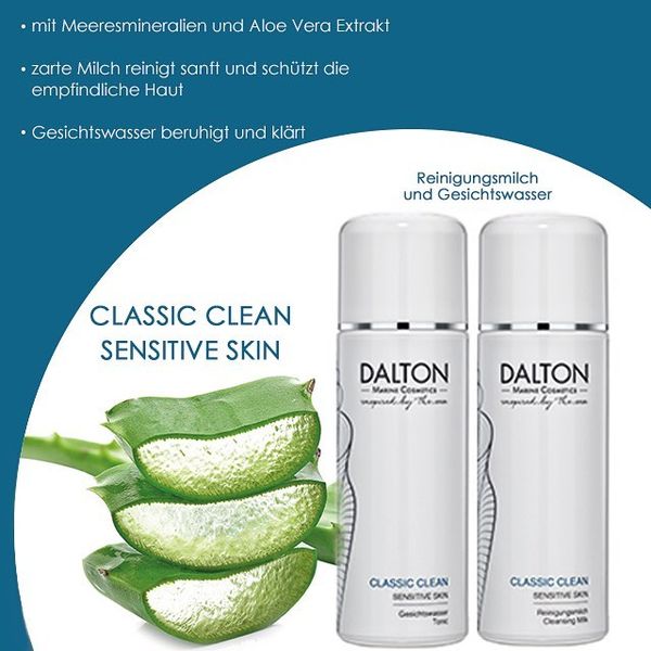 Nước hoa hồng cao cấp da nhạy cảm CLASSIC CLEAN SENSITIVE SKIN TONIC LOTION DALTON