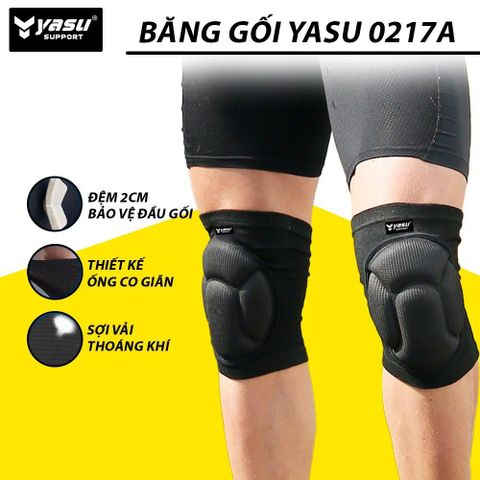 BĂNG BẢO VỆ ĐẦU GỐI THỦ MÔN CÓ ĐỆM CAO CẤP YASU YS0217A (1 ĐÔI)