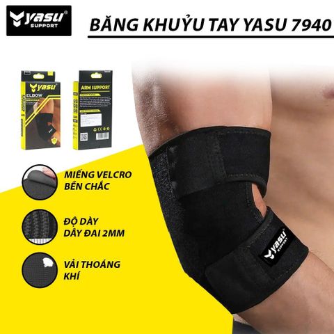 BĂNG BẢO VỆ KHUỶU TAY YASU YS7940 ( 1 CHIẾC )