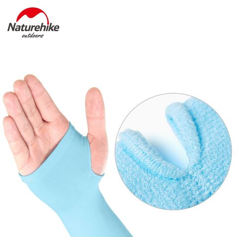 Găng tay chống nắng nam nữ Naturehike NH18X001T Trắng