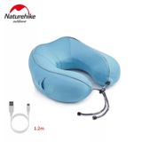 Gối massage cổ chữ u Naturehike NH18Z060T Xanh Blue