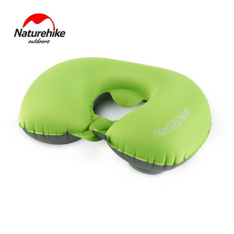 Gối tựa cổ thổi hơi Naturehike NH18B010T Xanh ngọc