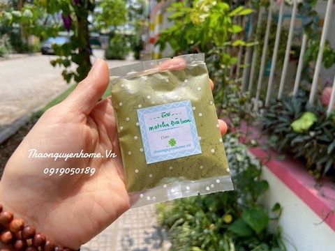  Bột trà xanh matcha Đài Loan hương nhài mũ đỏ 