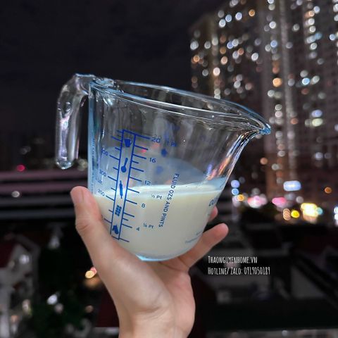  Cốc định lượng thuỷ tinh Pháp 500ml 