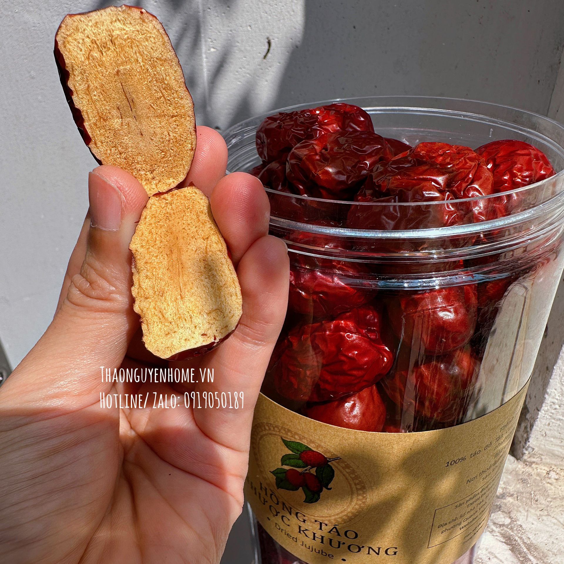 Hồng táo Nhược Khương quả mềm VIP ( dried jujube )