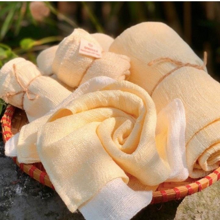Khăn mặt tơ tằm 100% (Silk Towel)