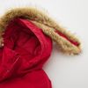 UNIQLO Nhật chính hãng - Áo khoác Parka phao dáng dài có mũ lông trẻ em - KID WARM PADDED COAT