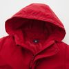 UNIQLO Nhật chính hãng - Áo khoác Parka phao dáng dài có mũ lông trẻ em - KID WARM PADDED COAT