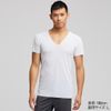 Áo làm mát cho Nam Airism Uniqlo 414061 Cổ tim cộc tay