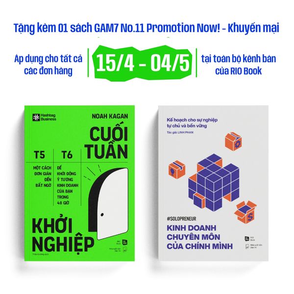Bộ sách 48 GIỜ KHỞI NGHIỆP TỪ CHUYÊN MÔN (Cuối Tuần Khởi Nghiệp + Kinh Doanh Chuyên Môn Của Chính Mình)