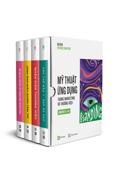 [COMBO] RIO Book Signature - Mỹ thuật ứng dụng trong Marketing và Thương hiệu (RIO Book No.1,2,3,4)