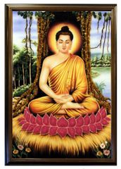 Tranh đá quý Phật Thích Ca