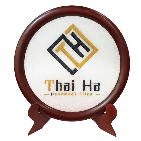 Tranh Đá Quý Logo Thái Hà