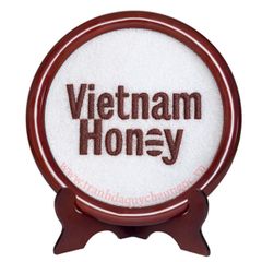 Tranh Đá Quý Logo Vietnam Honey