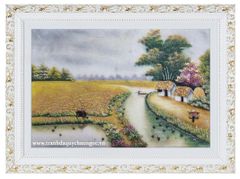 Tranh đá quý Vụ Mùa - 01 ( KT: 40 x 60 )