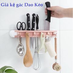 Gác dao lúa mạch - Giá gác dao kèm 6 móc treo đồ tiện dụng