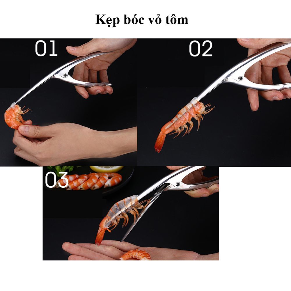 Kẹp bóc vỏ tôm