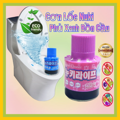 Chai thả bồn cầu khử mùi vệ sinh Toilet Cleaner Hàn Quốc Nuki 380g