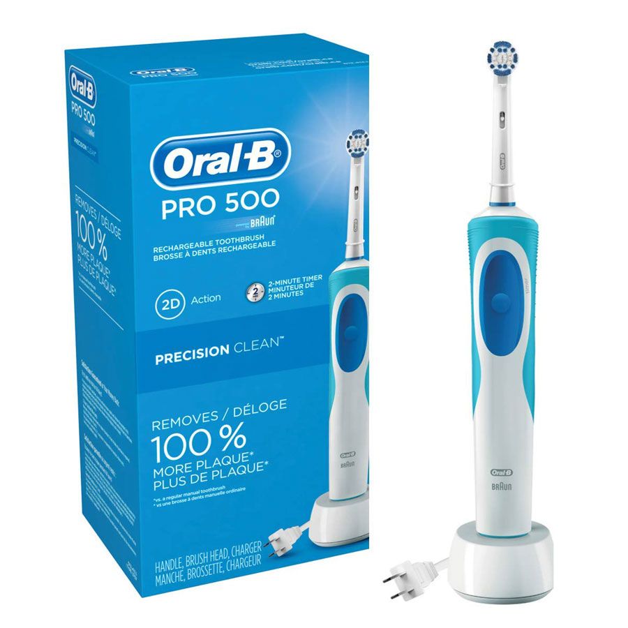 Bàn chải đánh răng điện Oral-B Pro 500 của Mỹ