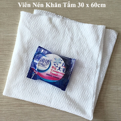 Viên Nén Khăn Tắm Du Lịch Cotton 30 x 60cm big compresses towel