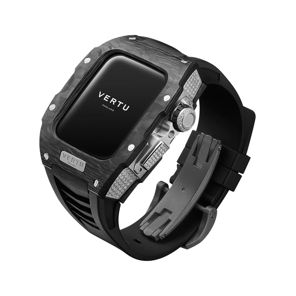 đồng hồ VERTU meta watch Black Diamond - Black Strap